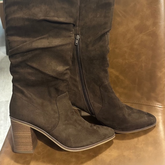 Women’s Junie Boots-Brown-Universal Thread - Picture 1 of 11